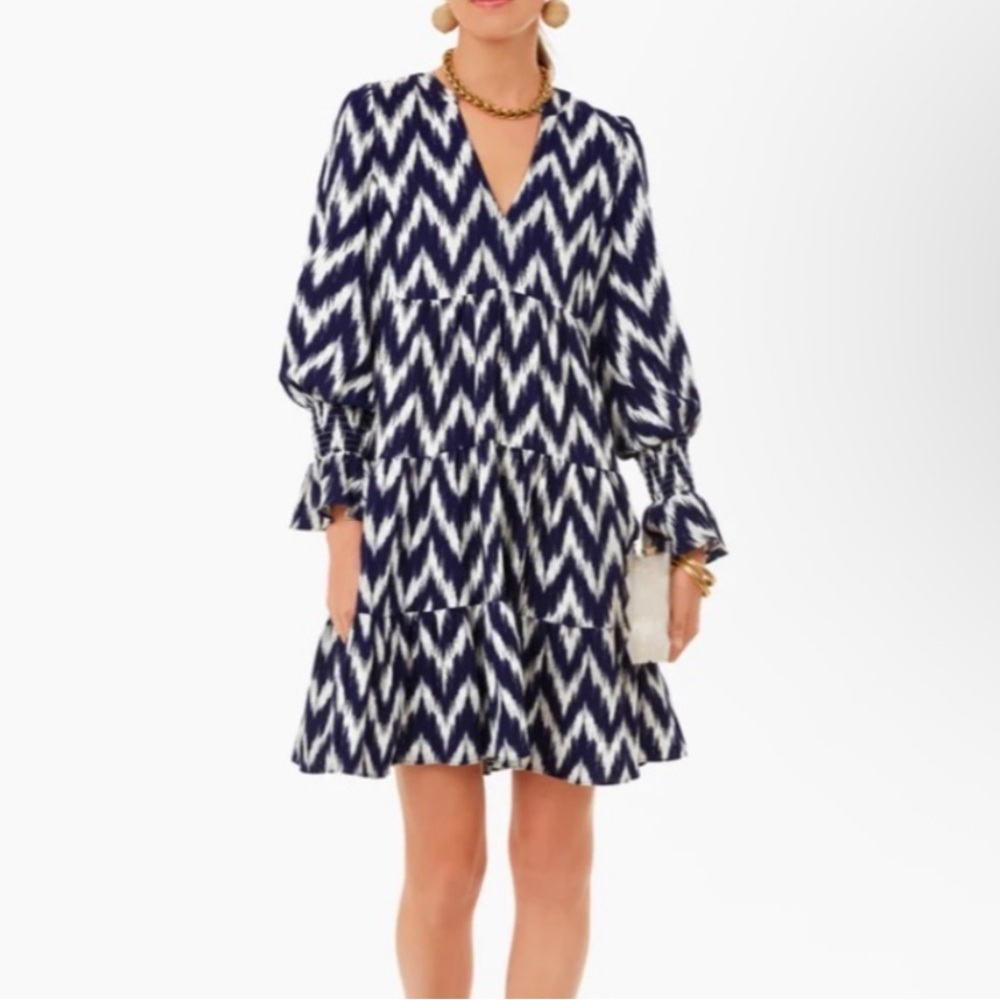 Pomander Place by Tuckernuck Navy Ikat Kenzo mini dress